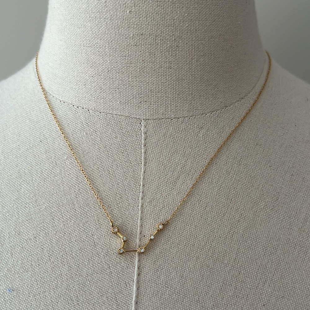 Aquarius constellation necklace